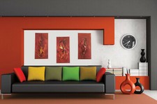 BRATIS ART Abstrakt Malerei Kunst Gemälde Bild Original Leinwand