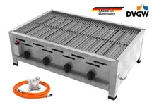 4 Flammen Edelstahl Gasgrill