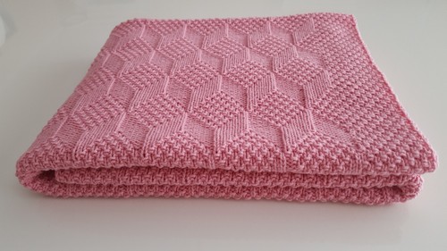 Selbstgestrickte babydecke - selbstgestrickte,