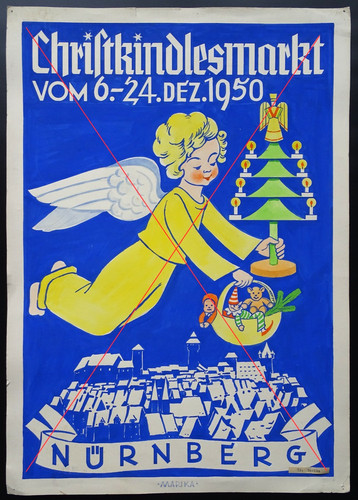 Christkind orig plakat - christkind:, orig.