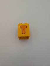 1x Lego Duplo Motiv Bau Stein