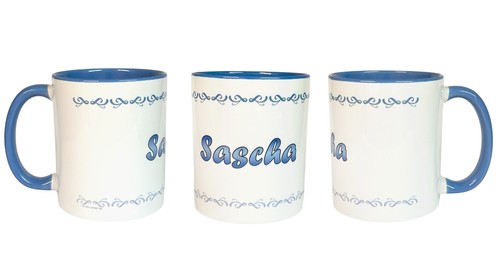 Namenstasse sascha blau - sascha,