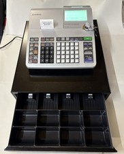 Casio Se-400 Elektronische Registerkasse Kasse SD Karte 30 Benutzer TOP Zustand