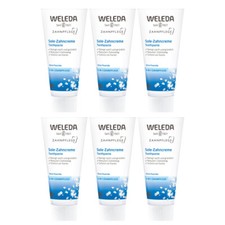Weleda Sole-Zahncreme 6x75ml – ohne Fluorid, mit Pfefferminzöl, vegan, naturrein