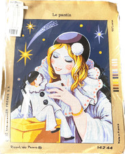 Stickbild - ROYAL PARIS 142 44 - Le Pantin - Pierrot - Clown - OHNE Garn NEU OVP