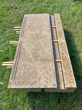 Granit Trittstufen und Podestplatte / poliert / Farbe Giallo Veneziano