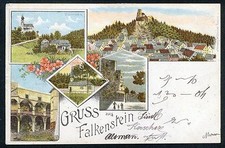 Litho / Lithografie FALKENSTEIN (b Roding Cham Regensburg Wiesenfelden Wörth)