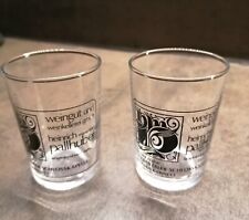 2 Weinglas Gläser Weingut Weinkeller Pallhuber Guldentaler Schlossklapelle
