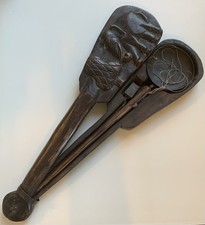 Antike asiatische mobile Waage aus Holz