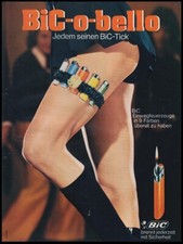 BiC Feuerzeuge - Reklame Werbeanzeige Original-Werbung 1976