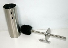 DJG Toilettebürste Bodenstand Edelstahl Wandmontage