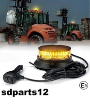 LED Rundumleuchte Magnet Gelb