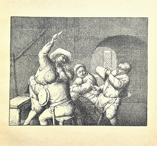Alte lithographie der - alte, lithographie,