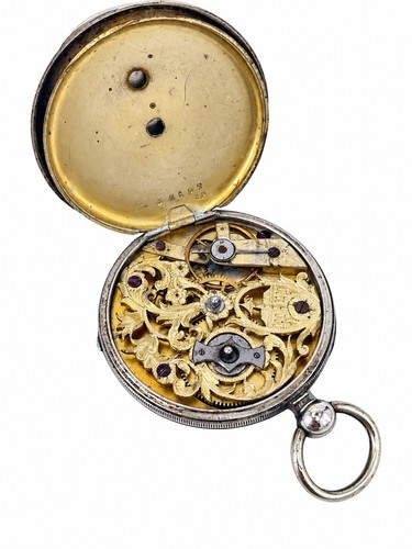 Antike silbertaschenuhr mm - 47,