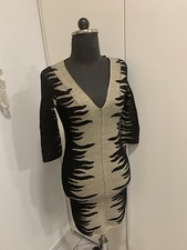 (nude)  LUXUS DESIGN KLEID! GR: S Mega !!! Viskose Super Weich ! Gr 38