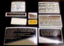CB750F 1979 SILBER MODELL "WARNKIT DECALS"