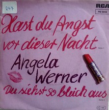 7" NDW 1981 ! ANGELA WERNER : Hast Du Angst vor dieser Nacht