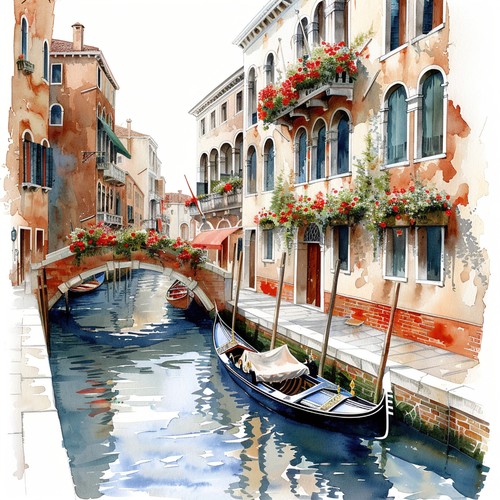 Wandbild italien venedig - wandbild,