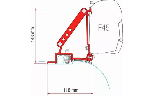 Fiamma markisenhalterung kit - fiamma, markisenhalterung-kit