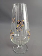 GLAS Vase Blumenvase gestreift