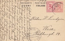 Finnland 1918 ganzsache nach - ganzsache,