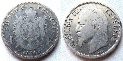 Frankreich franc 1866 a - frankreich,