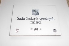 RRRR  Original KMS Tschechoslowakei 1991  mit  9 Münzen Unc (Th.)   RRRR