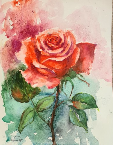 Aquarellbild original 27x35 - aquarellbild,