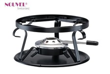Fondue-Rechaud Nouvel Swiss  Standard  schwarz incl. ø 9,5 cm Pastenbrenner