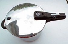 Marke Tischfein 6l mit Gebrauchsanleitung Schnellkochtopf