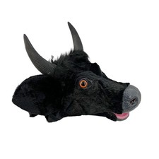Schwarze Kuhmaske Requisiten