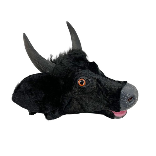 Schwarze kuhmaske requisiten - kuhmaske,