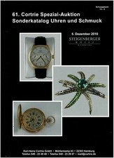 Auktionskatalog Spezial der Cortrie Uhren- und Schmuck 121 Seiten Nr 61 von 2010