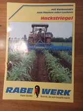 Prospekt Rabewerk Hackstriegel Drehpflüge Werbung Traktor Schlepper F