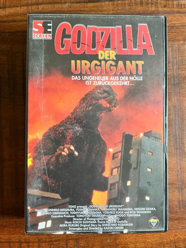 Vhs godzilla der urgigant - vhs,