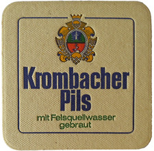 Alter bierdeckel krombacher - alter,