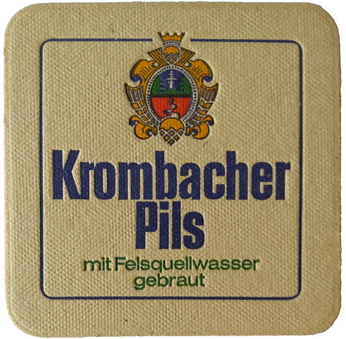 Alter bierdeckel krombacher - alter,