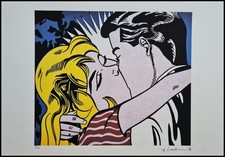 ROY LICHTENSTEIN * Kiss II *