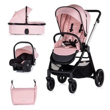 Chipolino Kombikinderwagen 3 in1 Marbella Fußabdeckung Einlage i-Size Babyschale