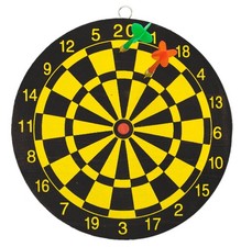 Dartspiel dartscheibe mit zwei - dartscheibe,