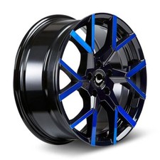 1x BARRACUDA TZUNAMEE EVO black gloss flashblue 8.5Jx19 5x120 ET40