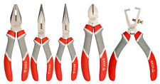 Zangenset Zangensatz Kombizange Radiozange Seitenschneider Abisolierzange 5-tlg