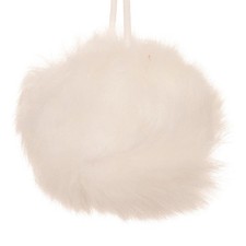 Weihnachtskugel Plüschkugel