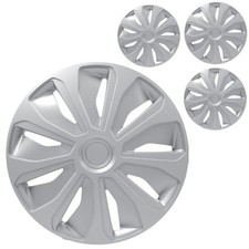 4 Stück Radkappen 16 Zoll Radzierblenden in Silber Radblenden Universal