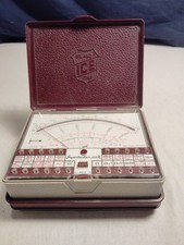 ICE Milano Supertester 680R - Vintage Multimeter Messgerät mit Kabeln 