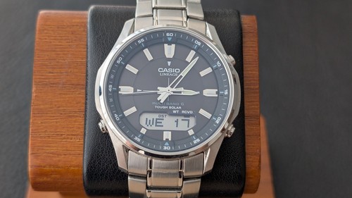 Casio lineage saphirglas solar - casio,