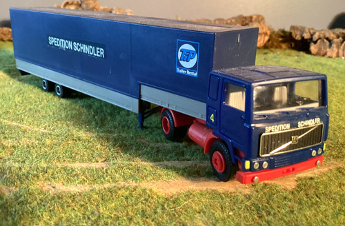 Herpa lkw umbau sattelzug - herpa,