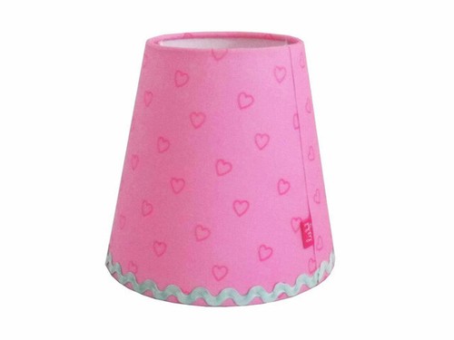 Lampenschirm rosa mit - rosa,