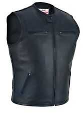 Lederweste  Herren Kutte Biker