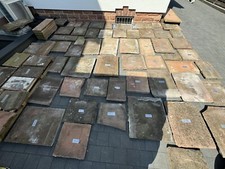 Sandsteinplatten, rechteckig, diverse Größen, ca. 5,3 qm,gebraucht, Dicke 3-7 cm